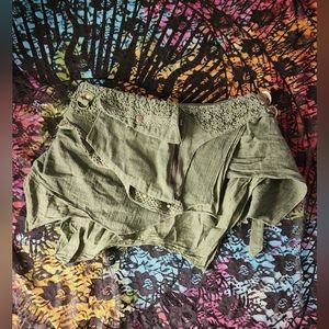 Fairy asymmetrical utility wrap skirt. Size Medium.